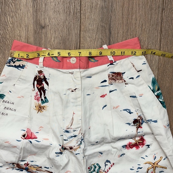 Retro Vintage Bushwacker Beach Shorts Size 4 Pleated High Waist Bermuda USA - Picture 13 of 15